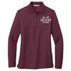 Women's Silk Touch Long Sleeve Polo Thumbnail