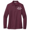 Women's Silk Touch Long Sleeve Polo Thumbnail